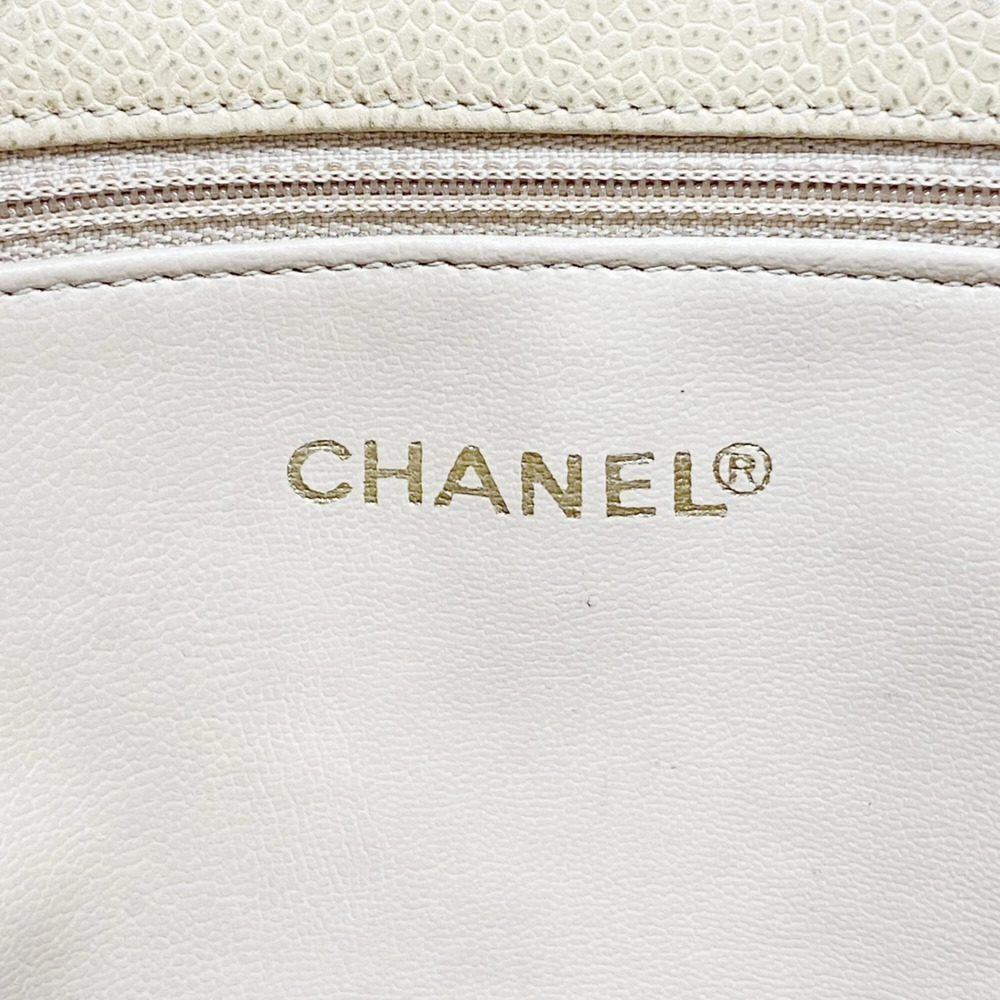 CHANEL Brown Caviar Leather Tote Bag - Picture 5 of 10